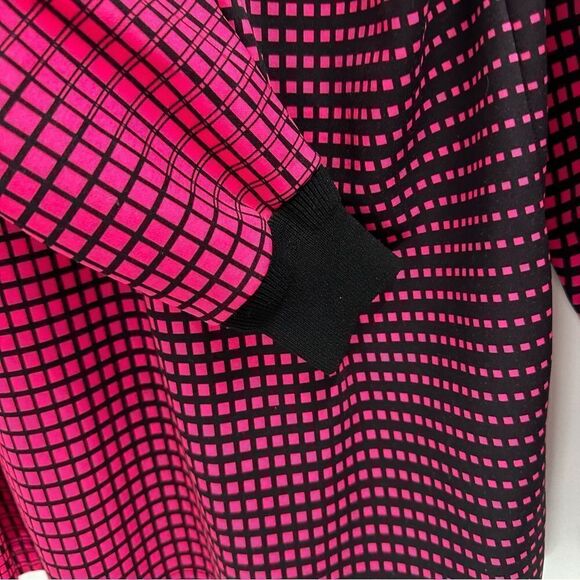 Official Sports Men's XL Hot Pink and Black LOng Sleeve Polo Shirt - Picture 8 of 9